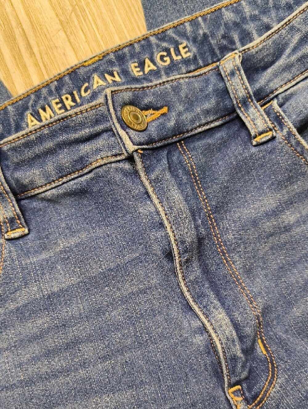 S1140 High Rise Skinny w/29.5" Inseam👖American Eagle Women's Size 12 Jeans